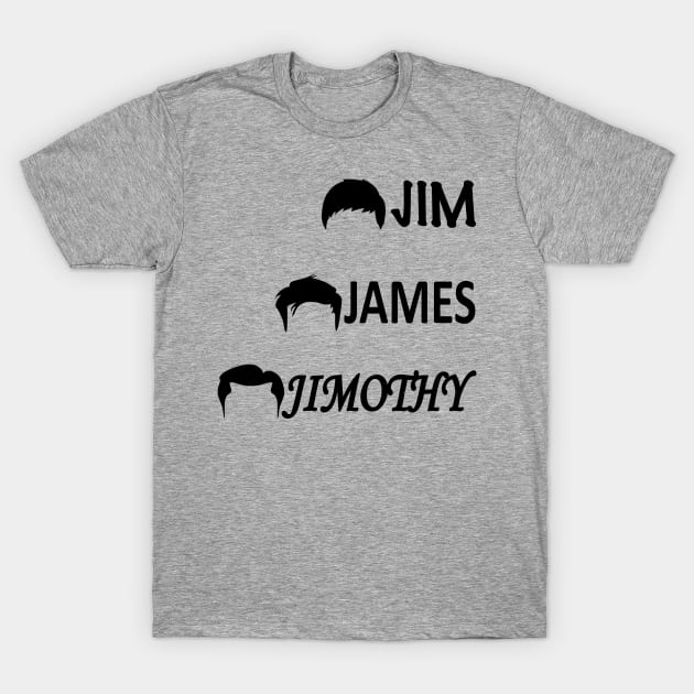 Jim James Jimothy T-Shirt by DrizzyRizzle